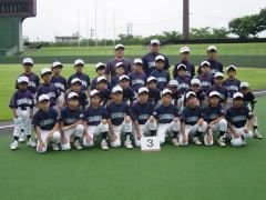 松本市野球場にて　ミズノカップ開会式